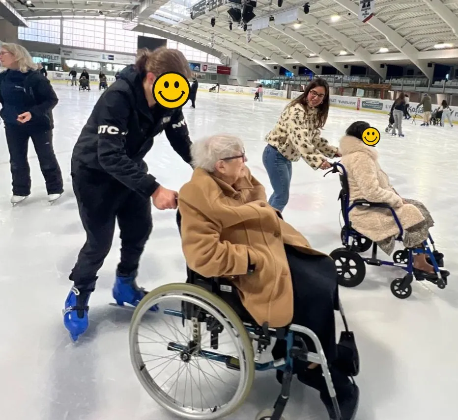 Sortie à la patinoire avec le CEF