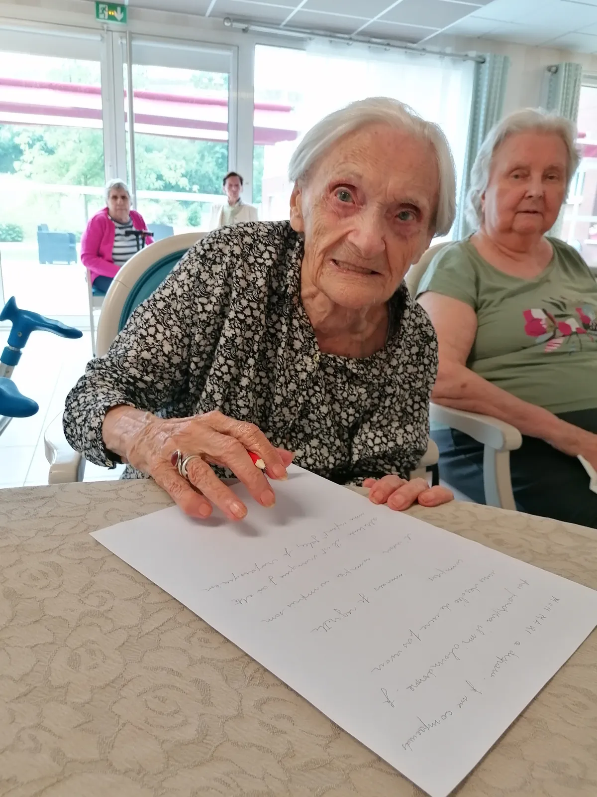 A l’EHPAD d’Esbly, une correspondance attendue avec impatience !