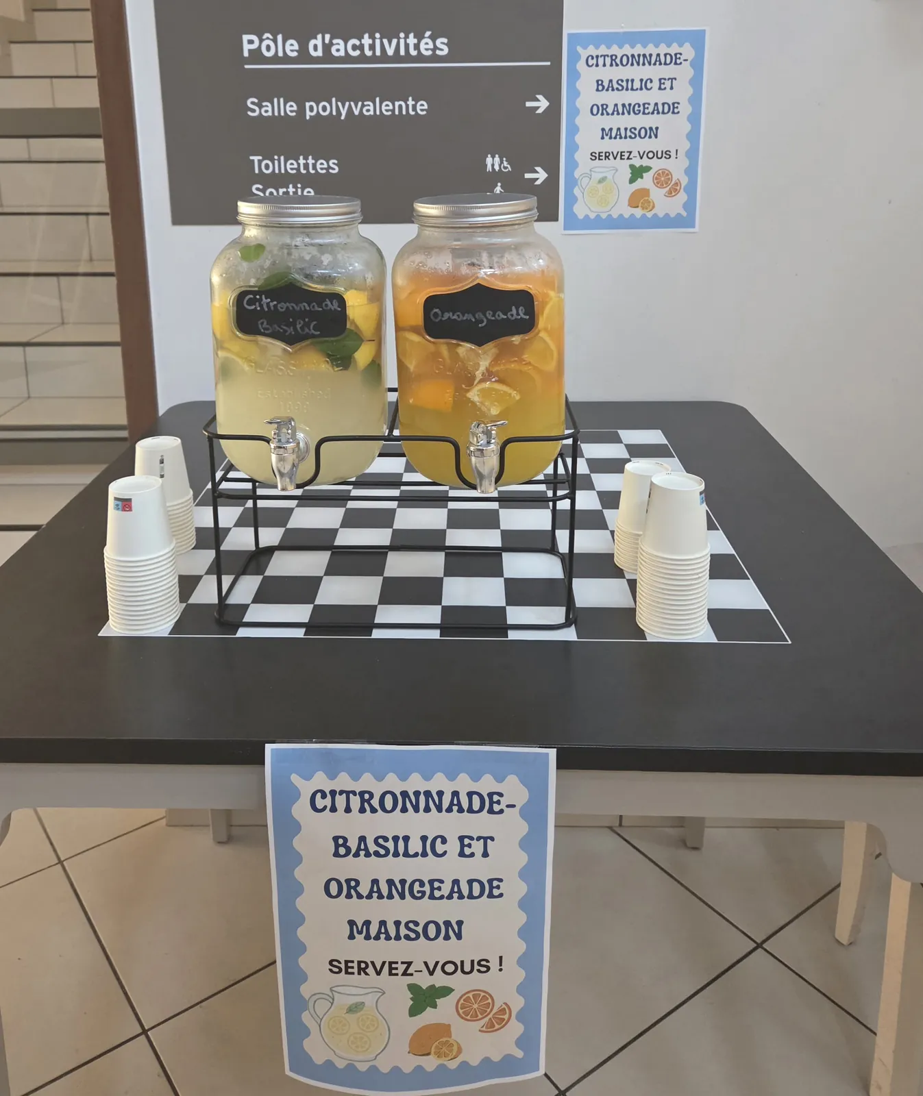 Atelier boissons rafraîchissantes : citronnade basilic et orangeade faites maison