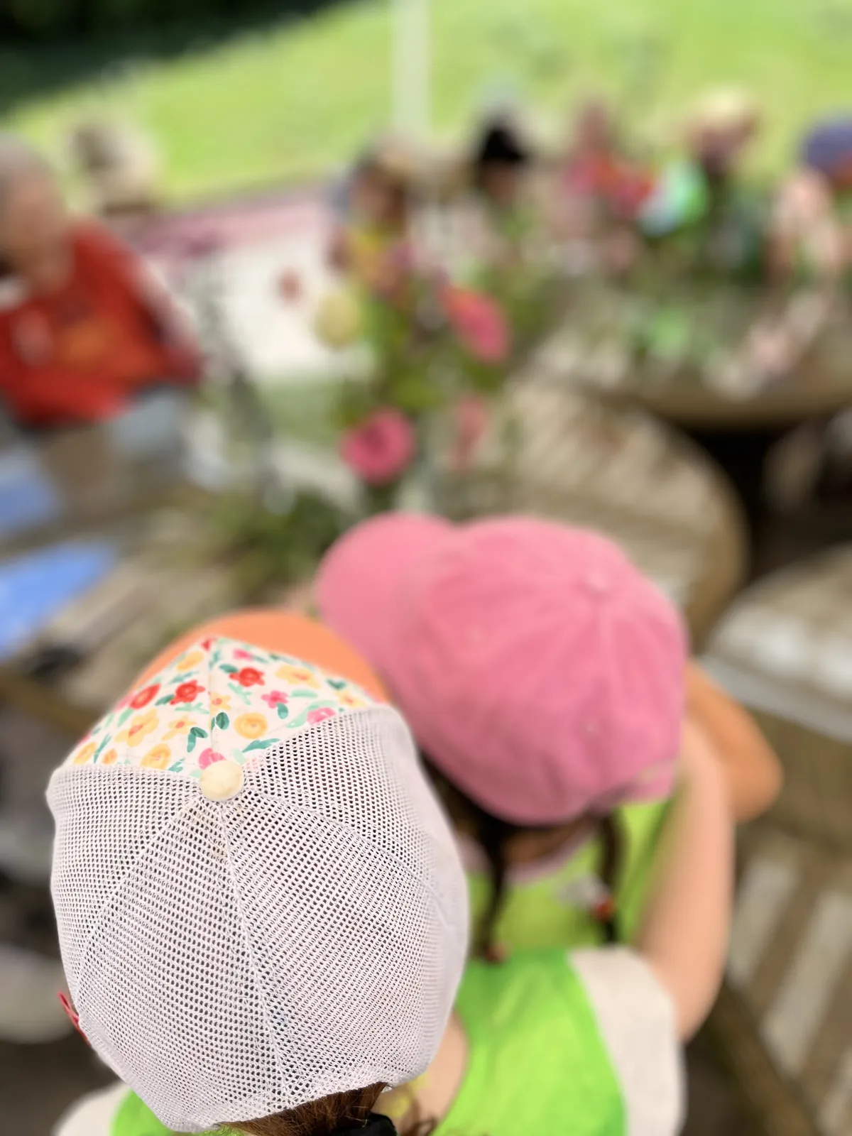 Un début d'après-midi ensoleillé et en compagnie des enfants du centre de loisirs