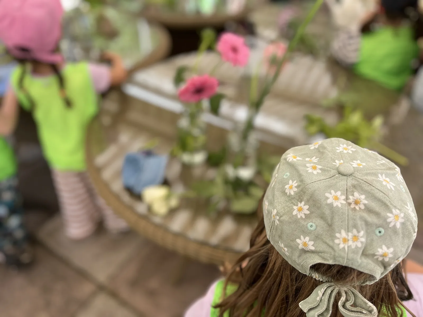 Un début d'après-midi ensoleillé et en compagnie des enfants du centre de loisirs