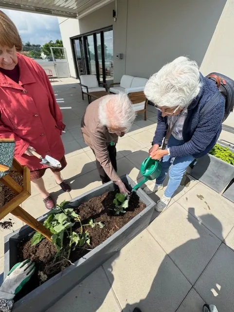 Jardinage aux terrasses de l'étoile