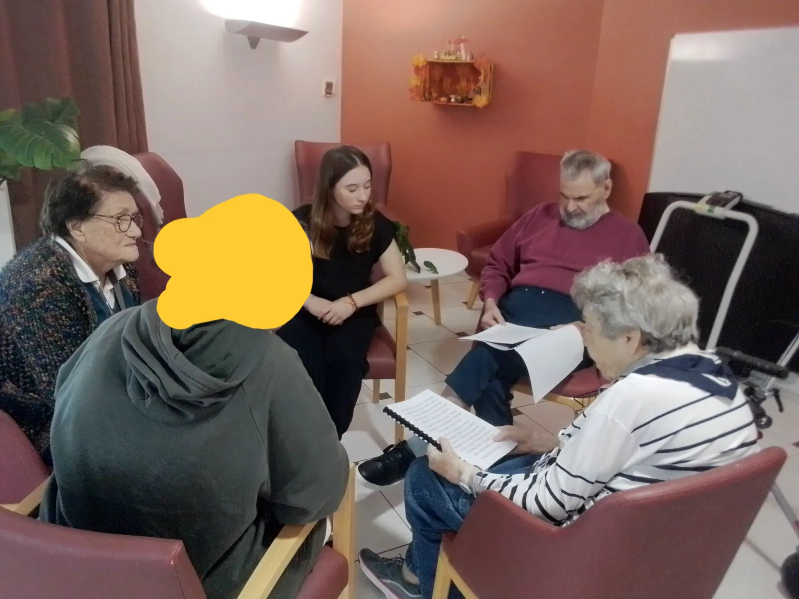suite acitivités intergénérationnelles avec les lycéens du lycée Gustave Eiffel.  