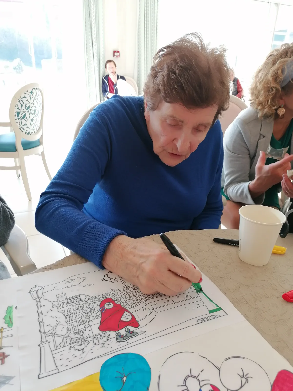 L'école primaire à l'EHPAD d'Esbly