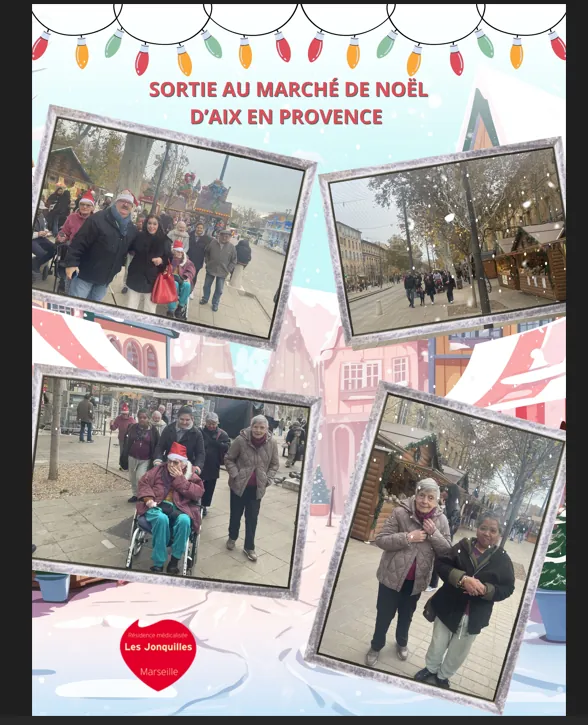 Sortie au marché de noël d'Aix en Provence