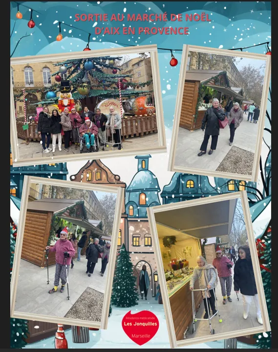 Sortie au marché de noël d'Aix en Provence