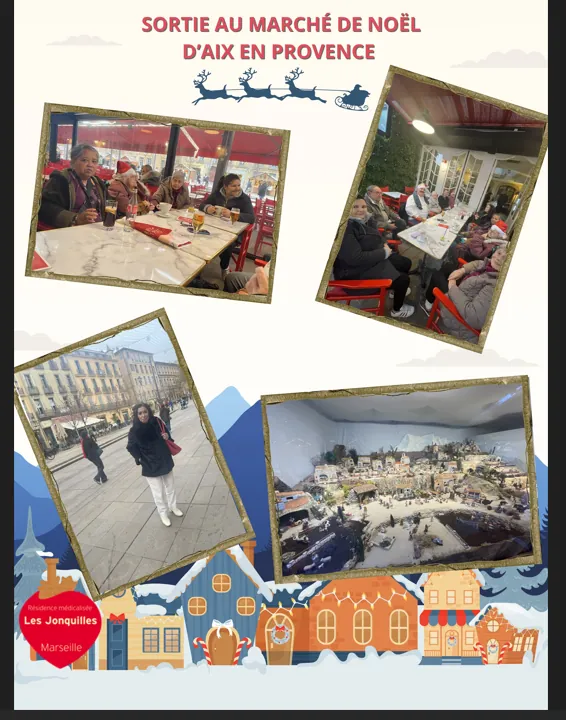 Sortie au marché de noël d'Aix en Provence