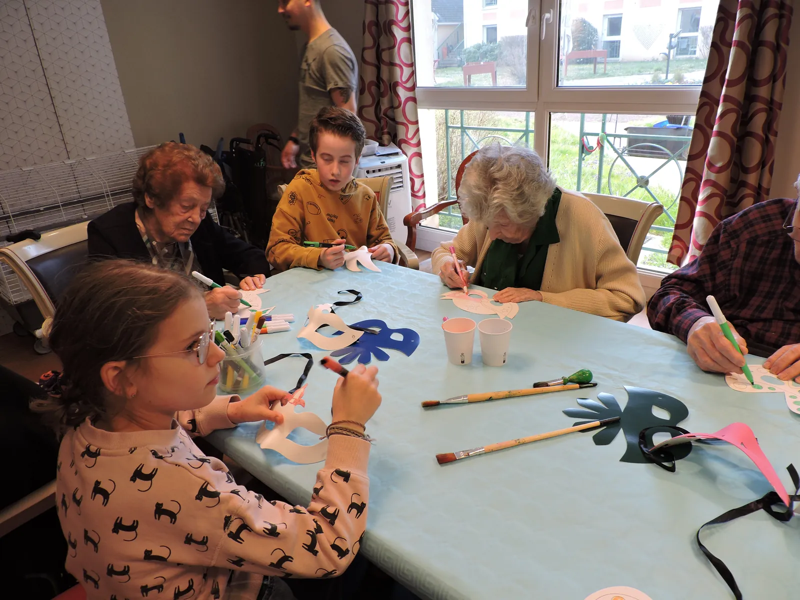 Visite des enfants de Gouvieux 