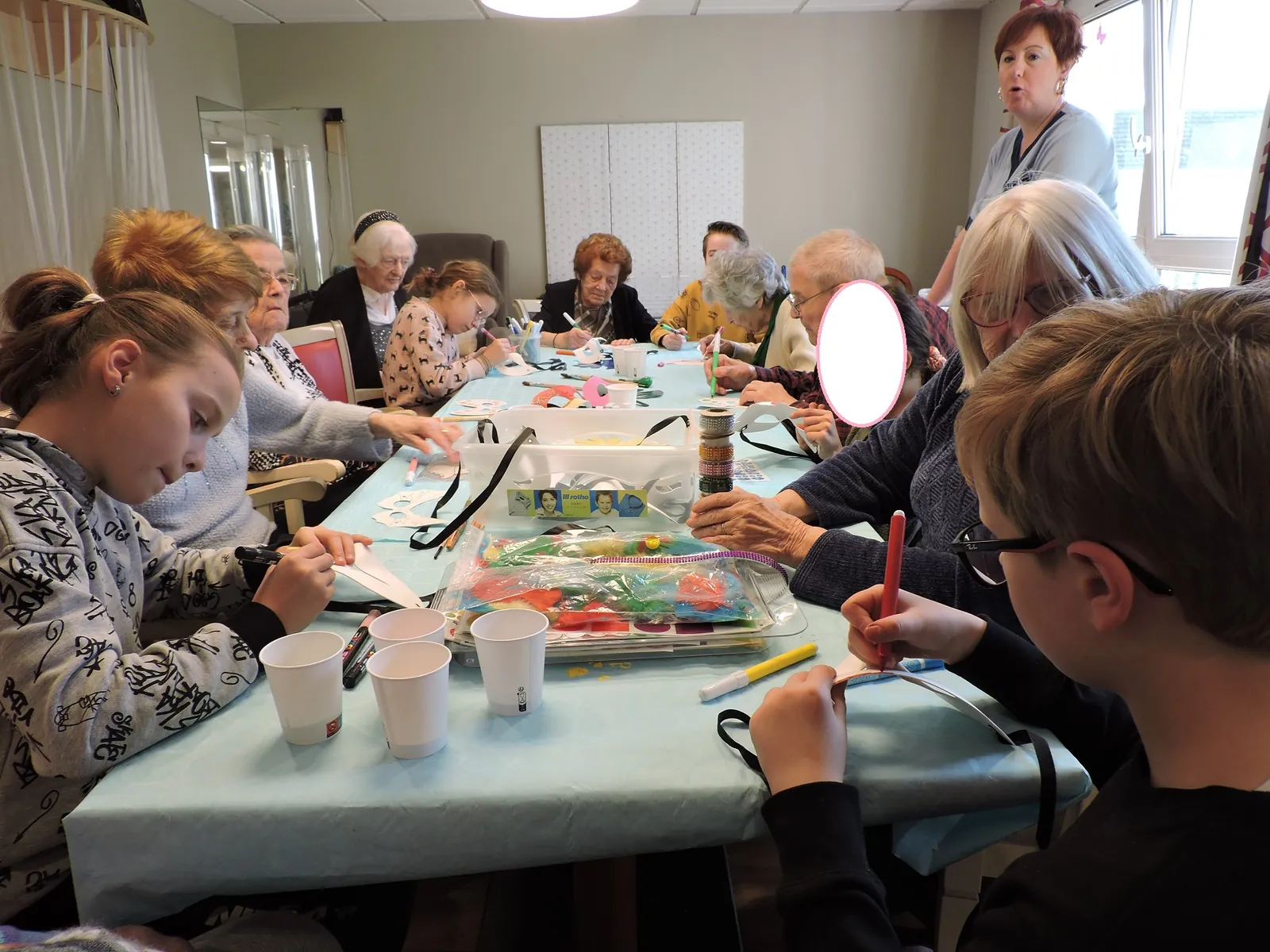 Visite des enfants de Gouvieux 
