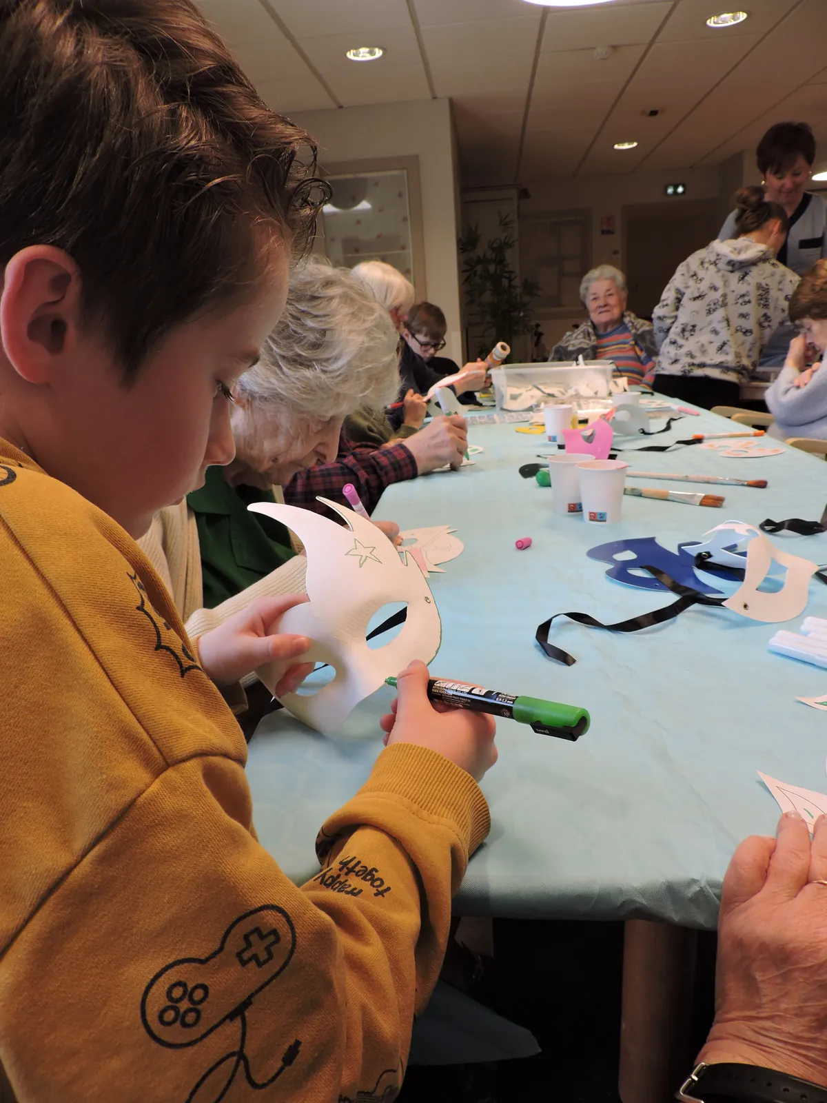 Visite des enfants de Gouvieux 