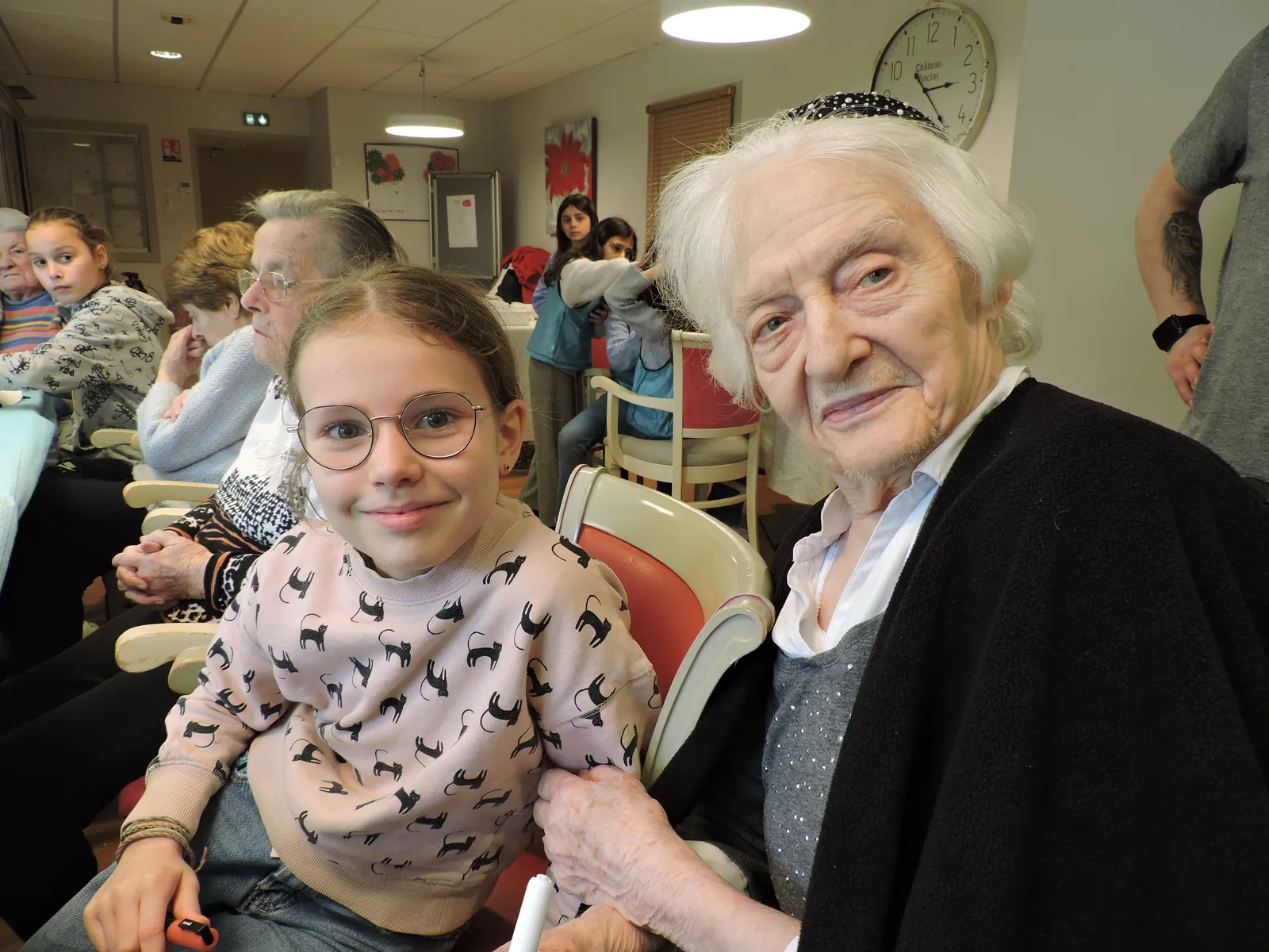 Visite des enfants de Gouvieux 