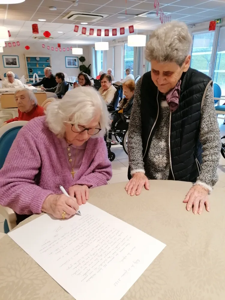 Retour à l'école pour l'EHPAD d'Esbly