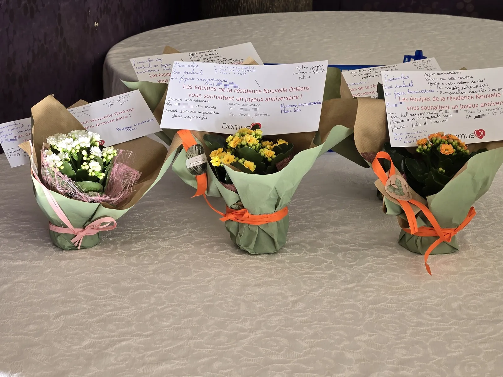 Célébration des anniversaires d’octobre à la Résidence