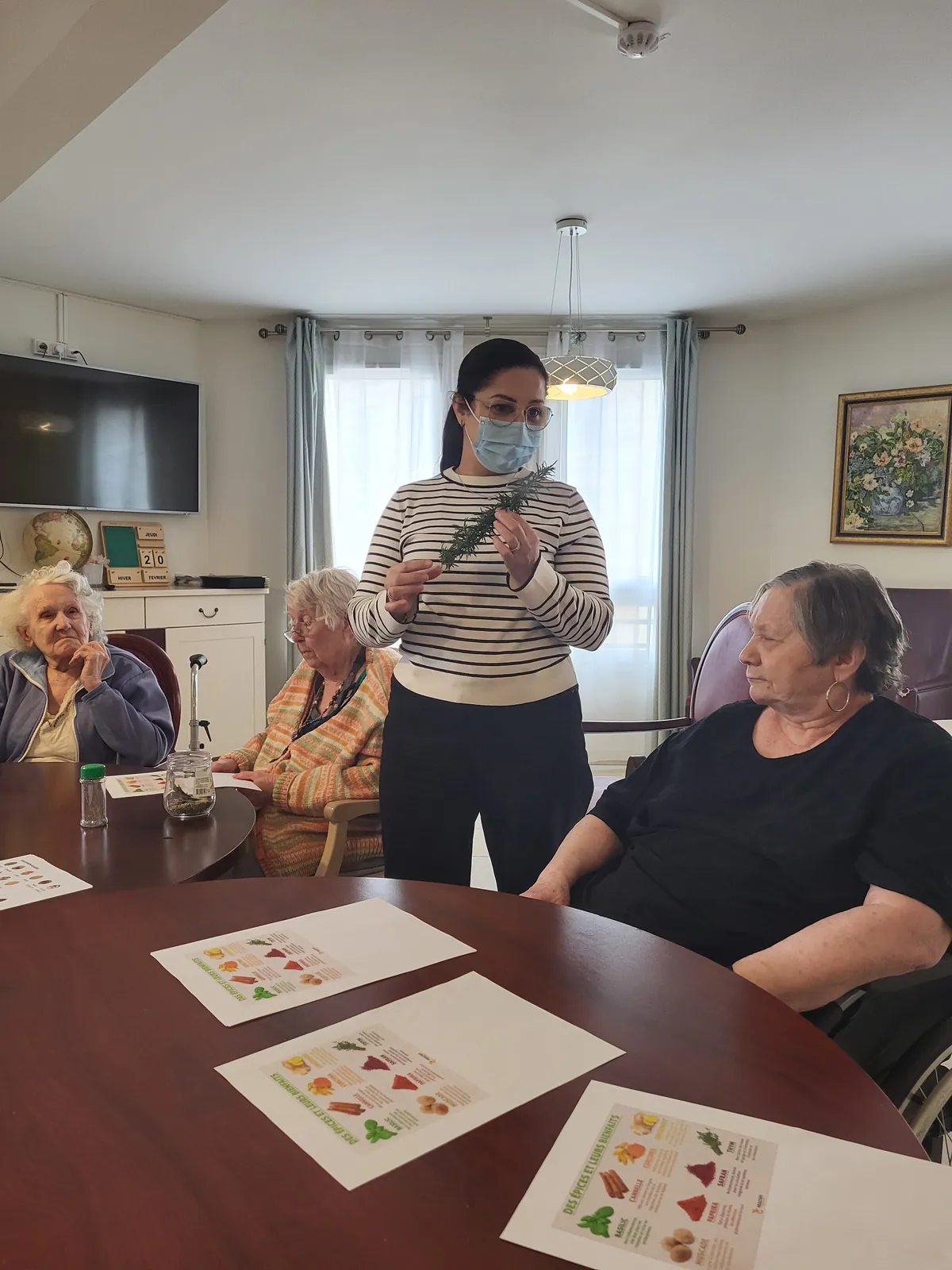 L'atelier autour des épices a la résidence les adrets 