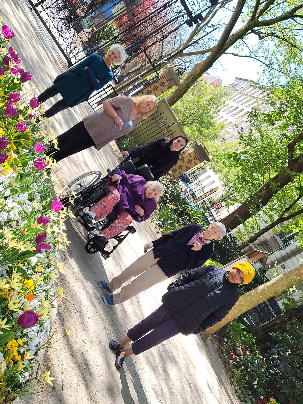 Sortie de 11 avril au parc Salengro a la ville de Clichy 