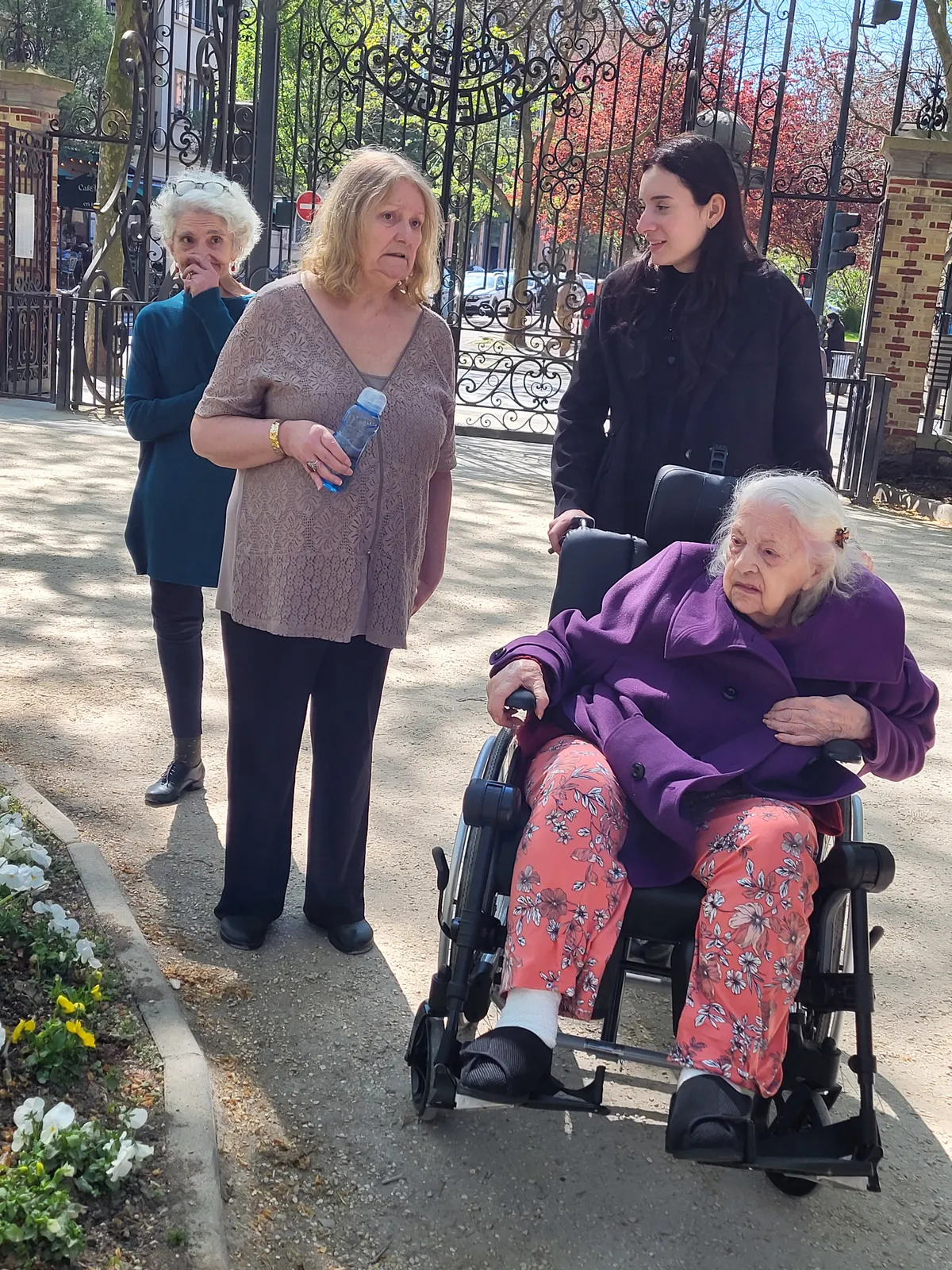 Sortie de 11 avril au parc Salengro a la ville de Clichy 