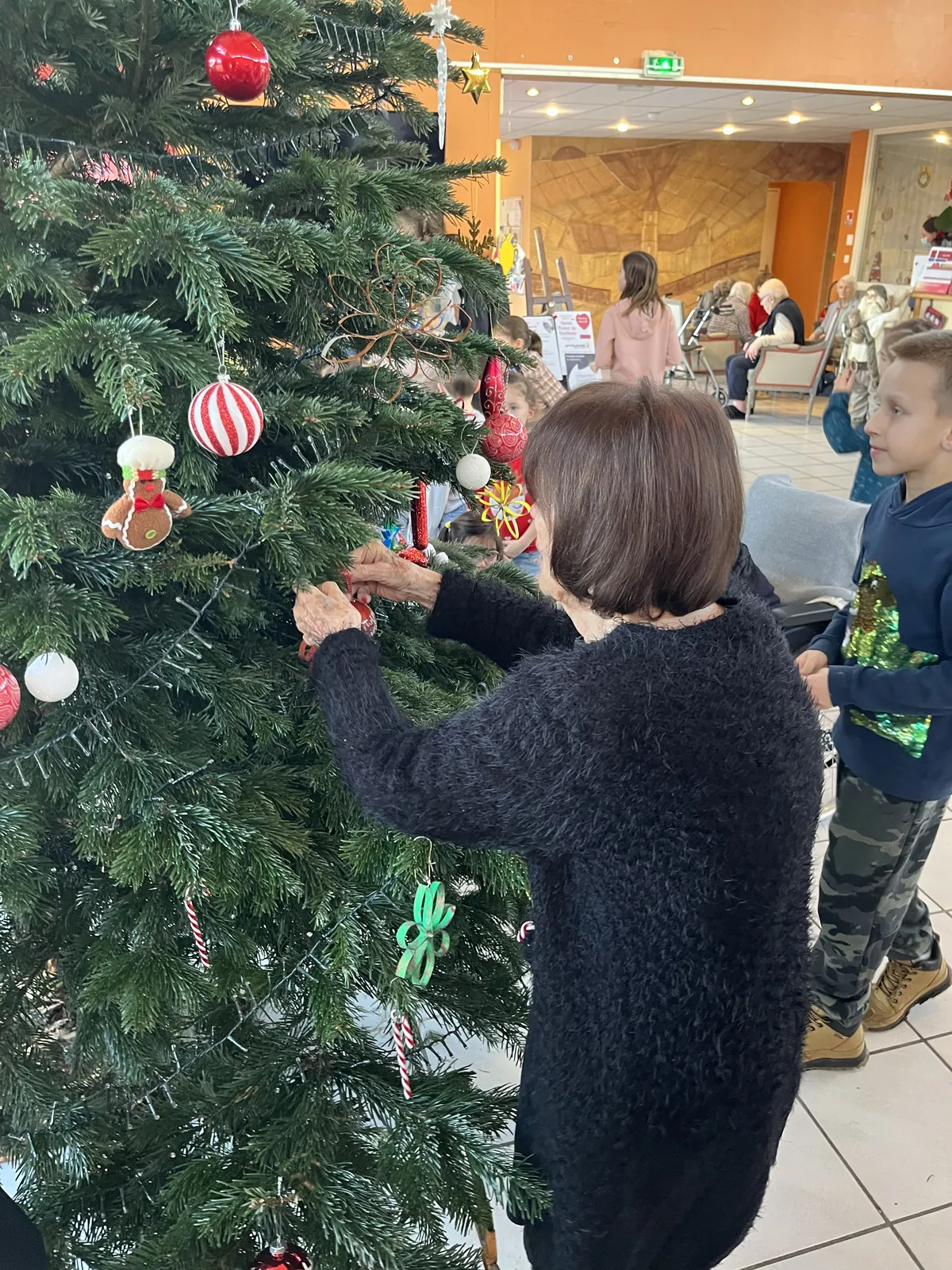 La visite du centre aéré 