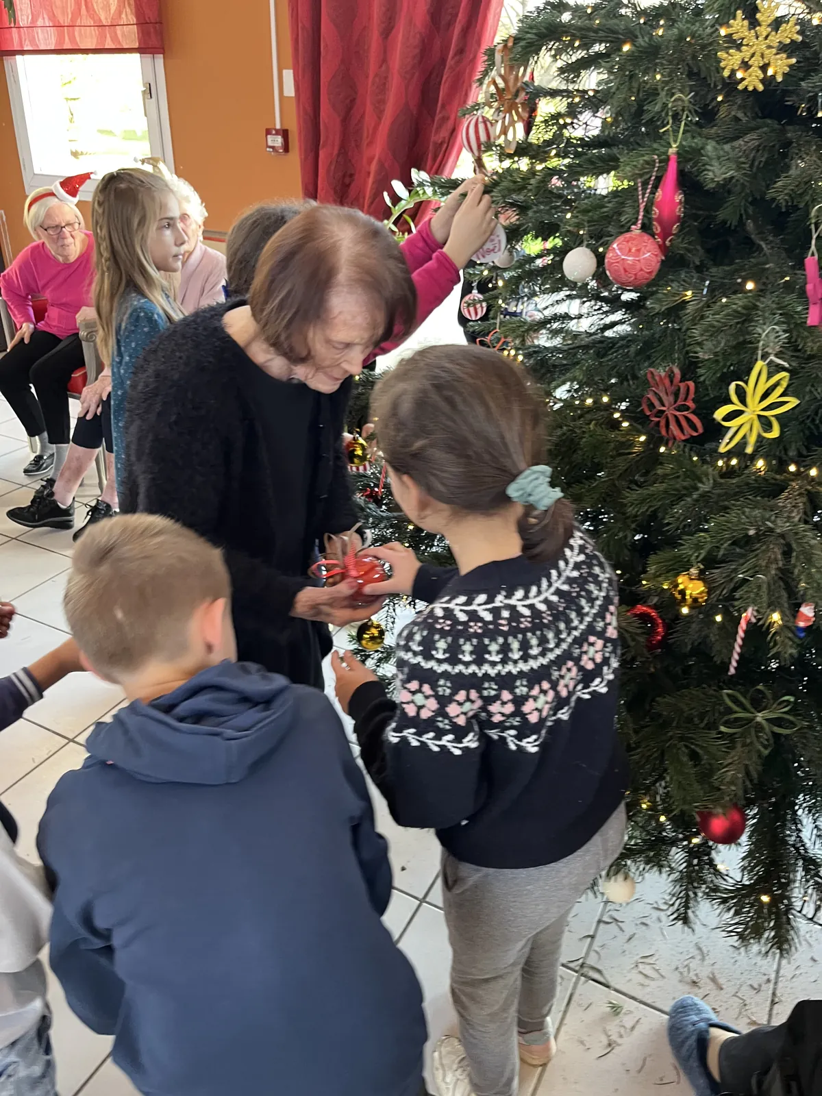 La visite du centre aéré 