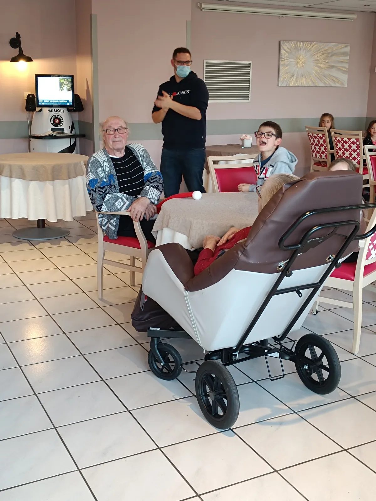 La visite du centre aéré 