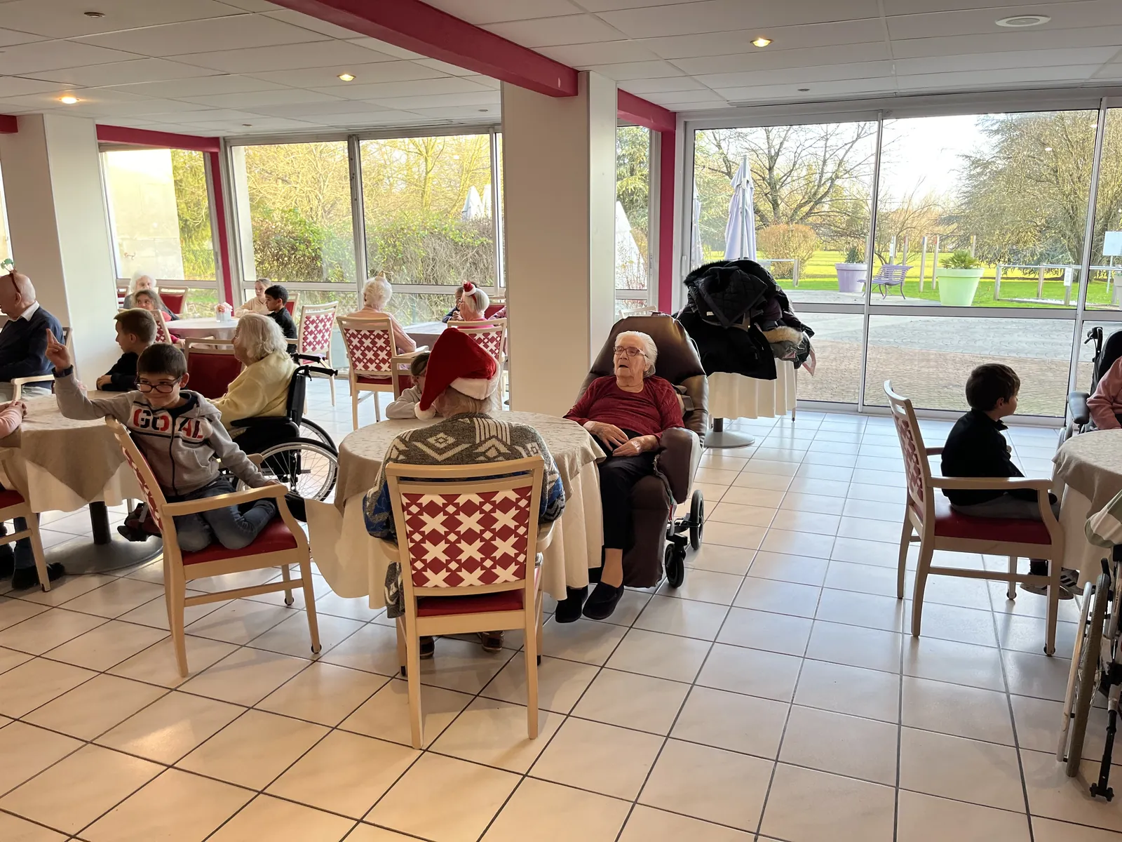La visite du centre aéré 