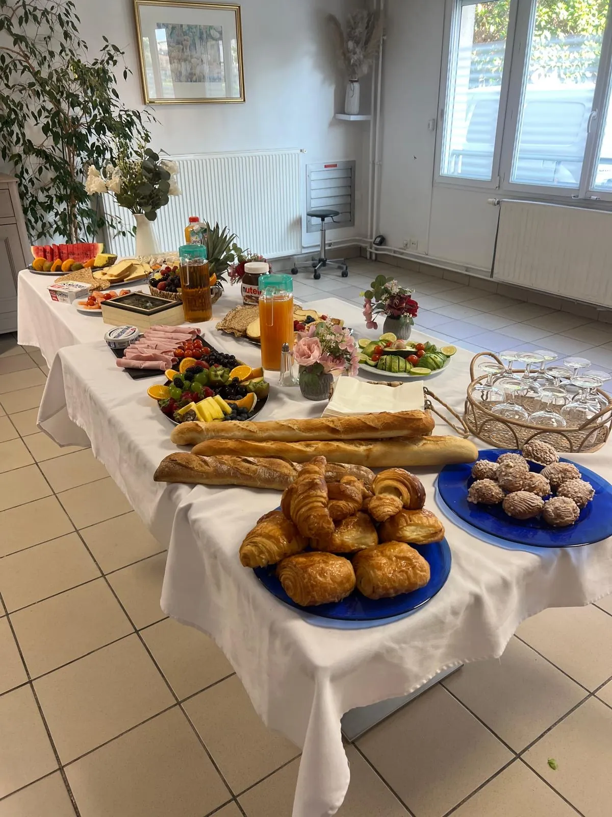 Un brunch convivial à l’EHPAD !