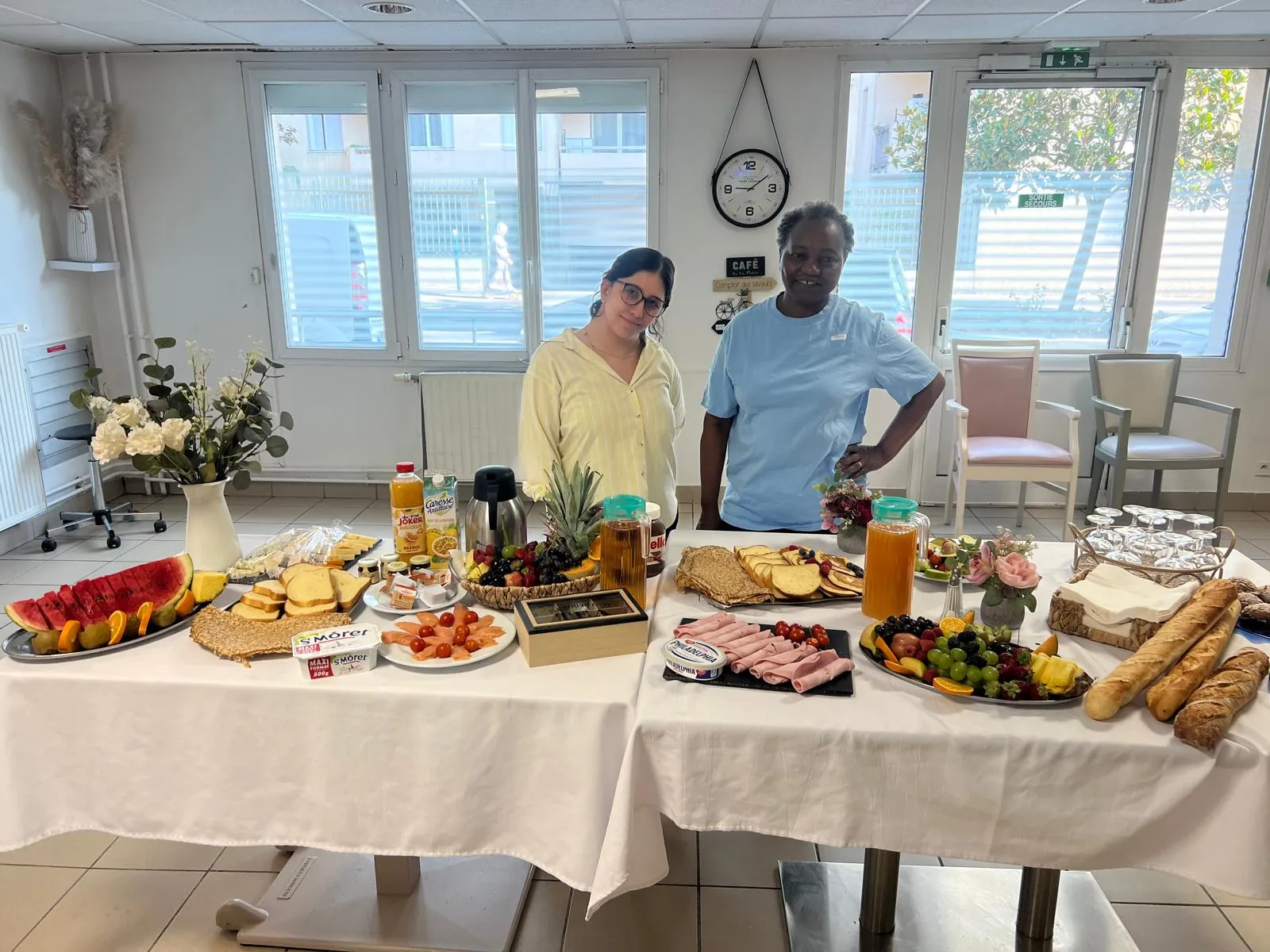 Un brunch convivial à l’EHPAD !