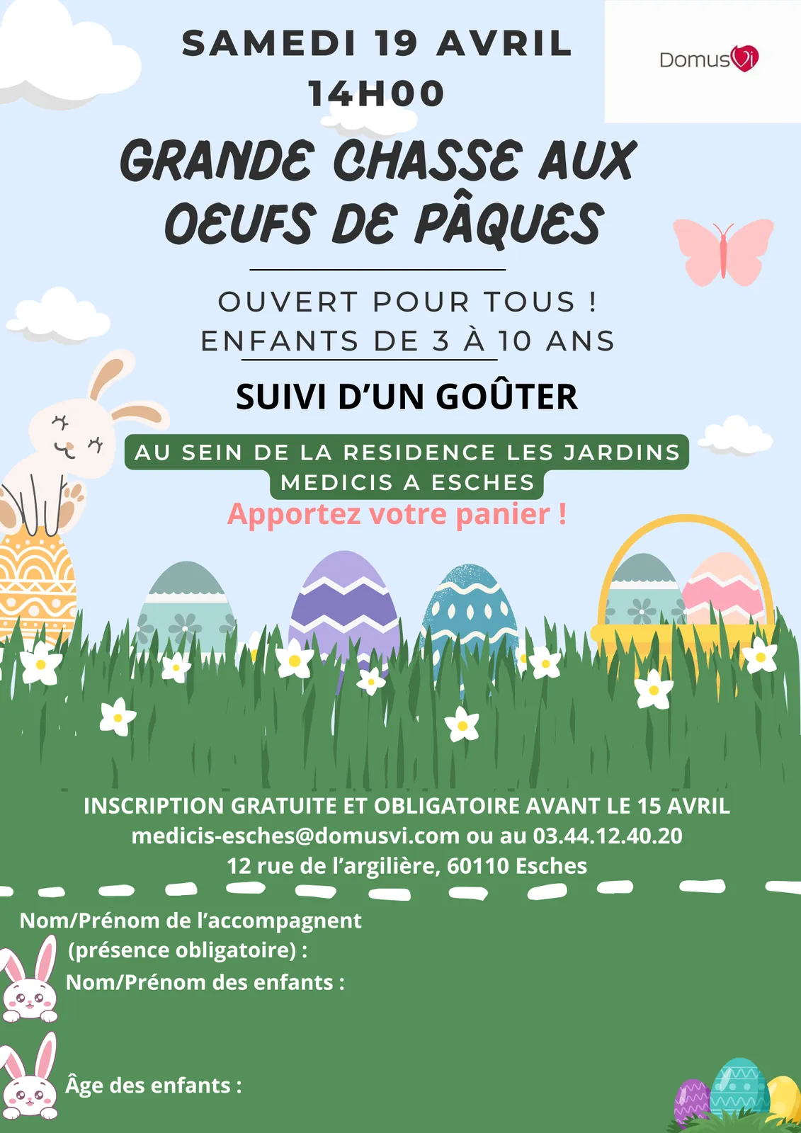 Participez à notre grande chasse aux œufs ! 