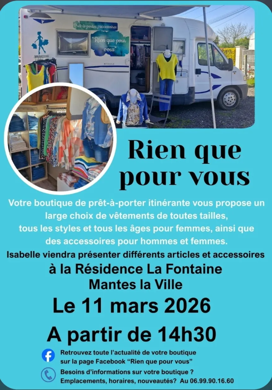 EXPOSITION  VENTE DE VETEMENTS
