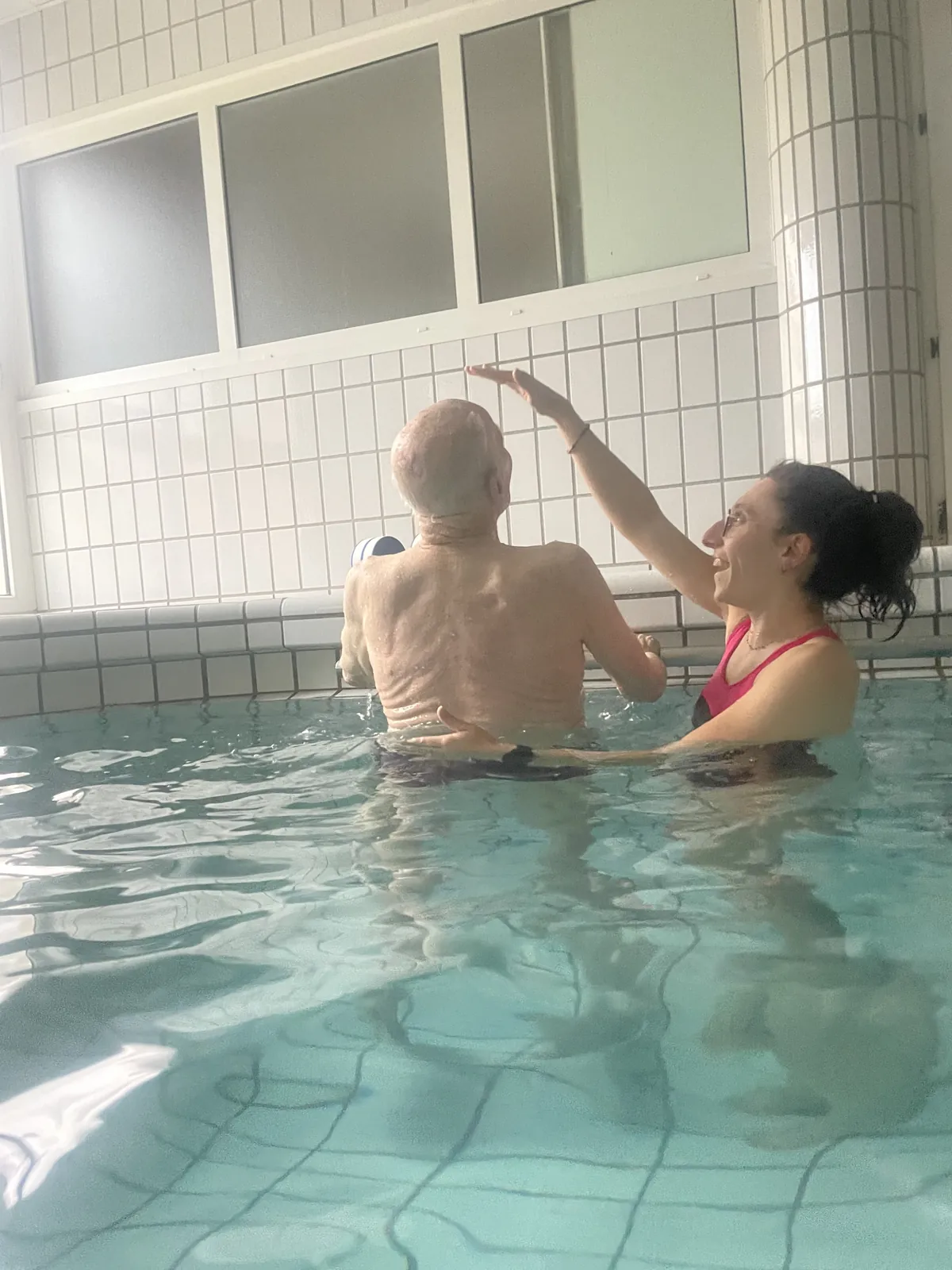 Balnéothérapie - application de la méthode Bad Ragaz