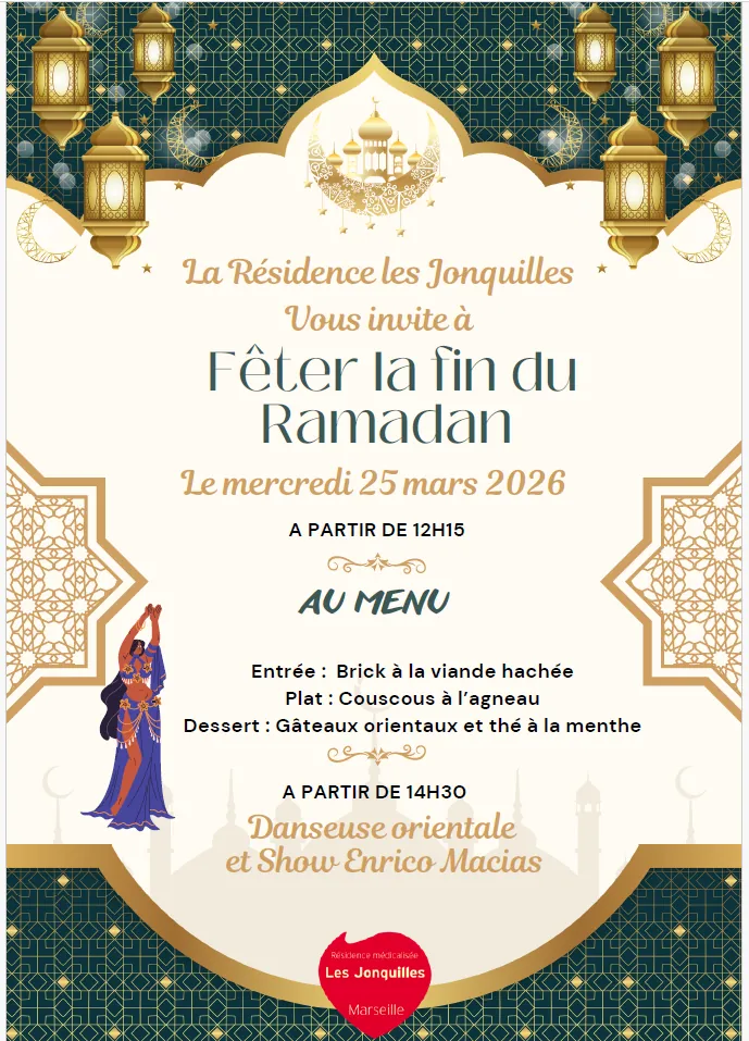 La résidence Les Jonquilles vous invite à une journée sur l'Orient