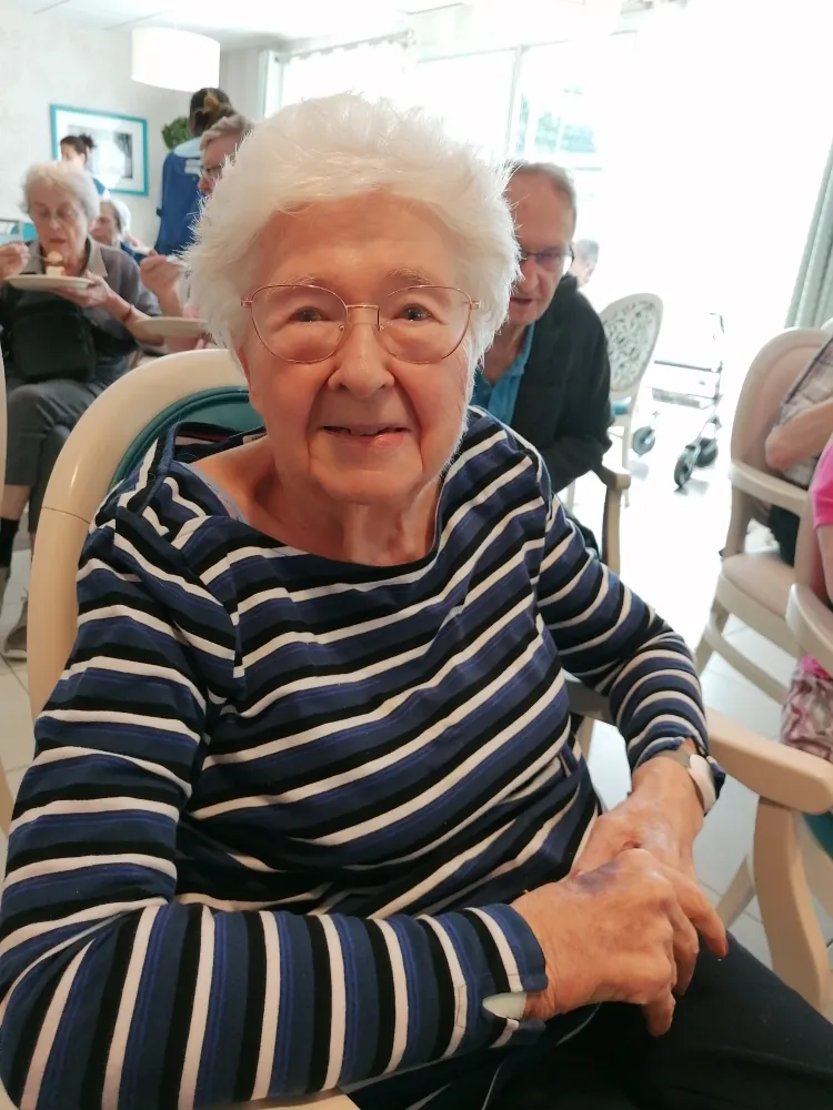 Betty Seymour, gardienne du bonheur à la résidence médicalisée Les Tourterelles d'Esbly 