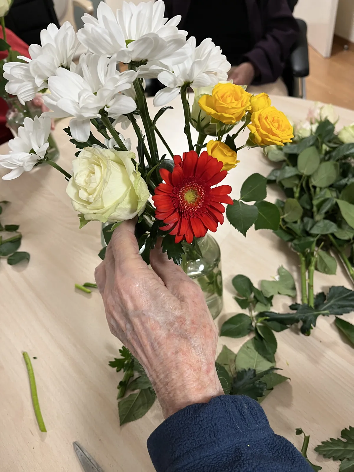 Des fleurs pour orner le restaurant !