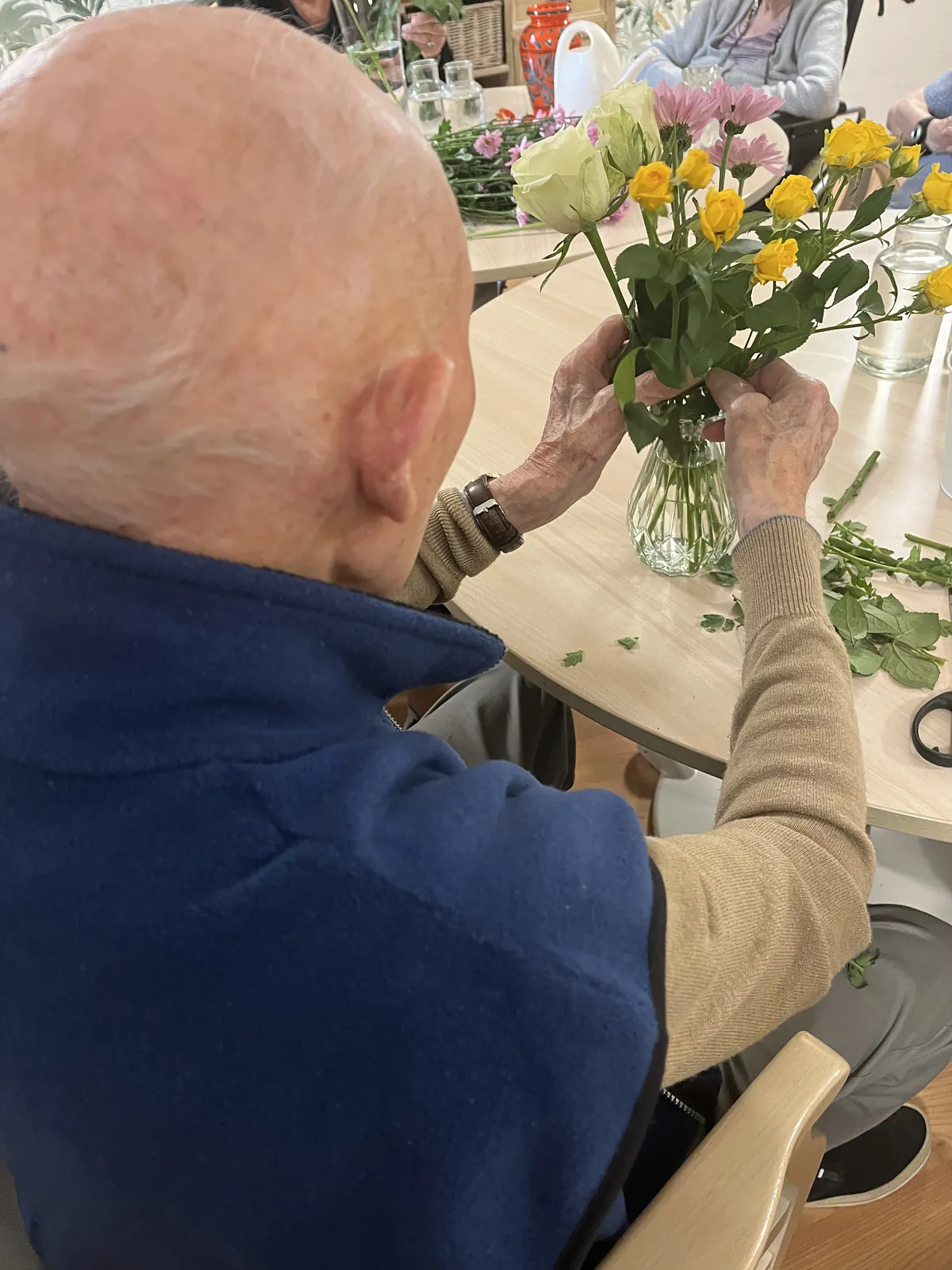 Des fleurs pour orner le restaurant !
