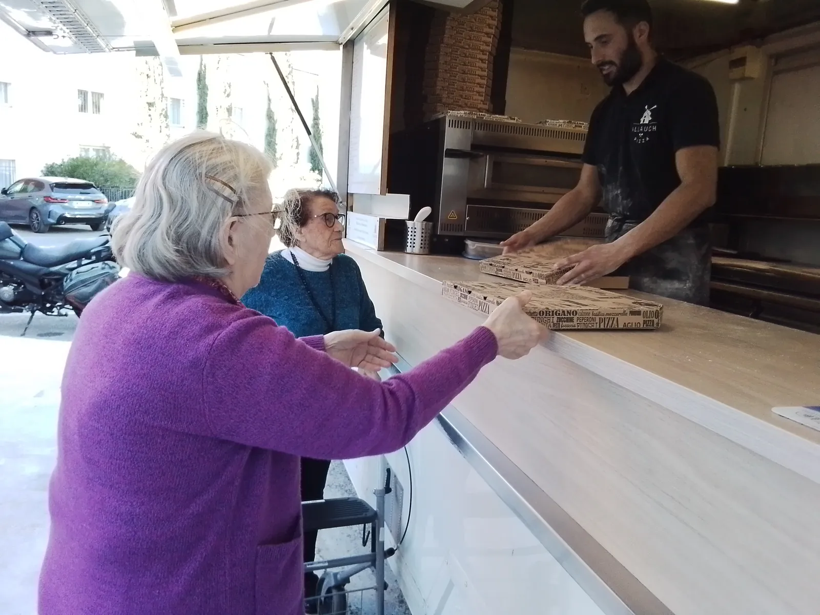 Pizzaiolo sur place 