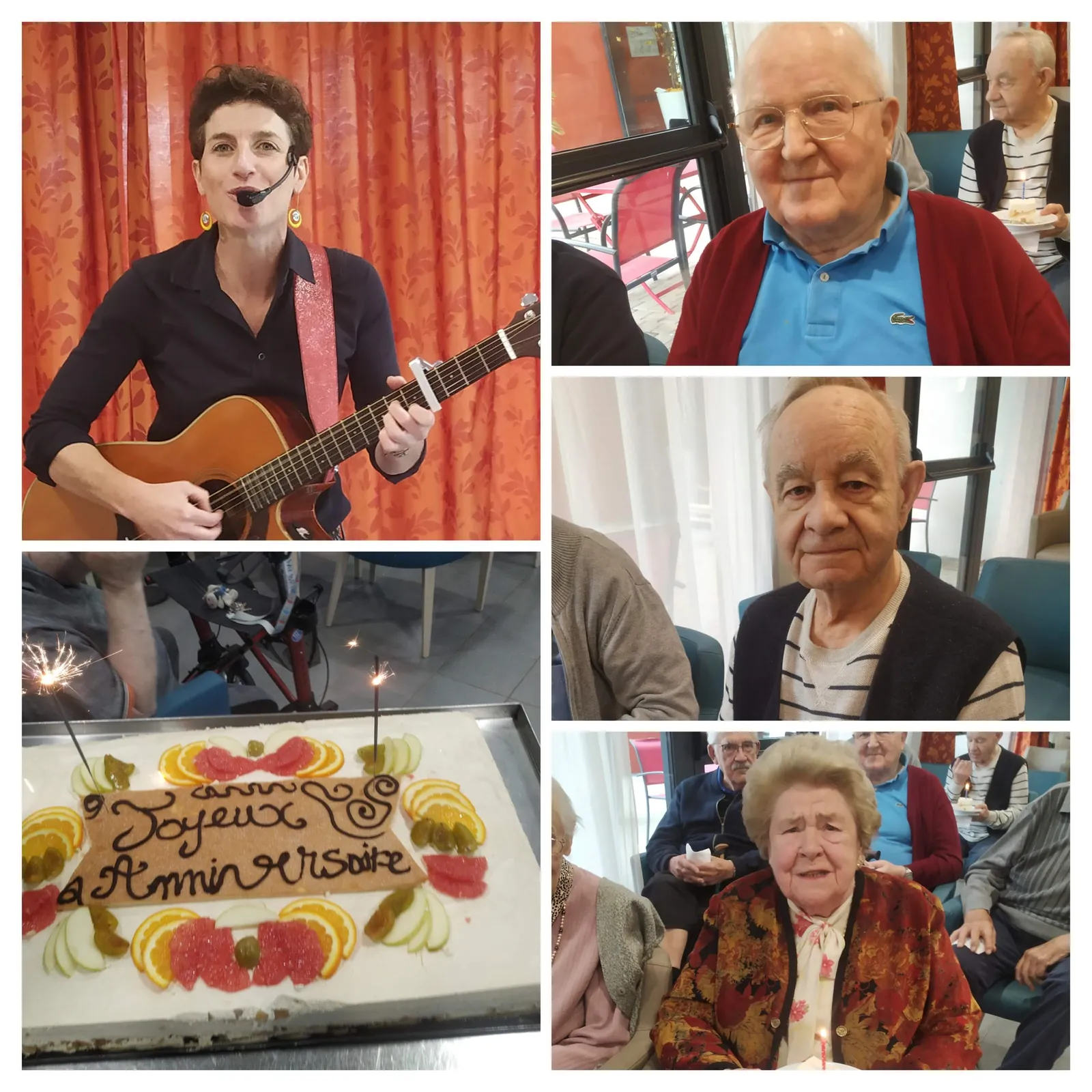 Les anniversaires des résidents en chanson !