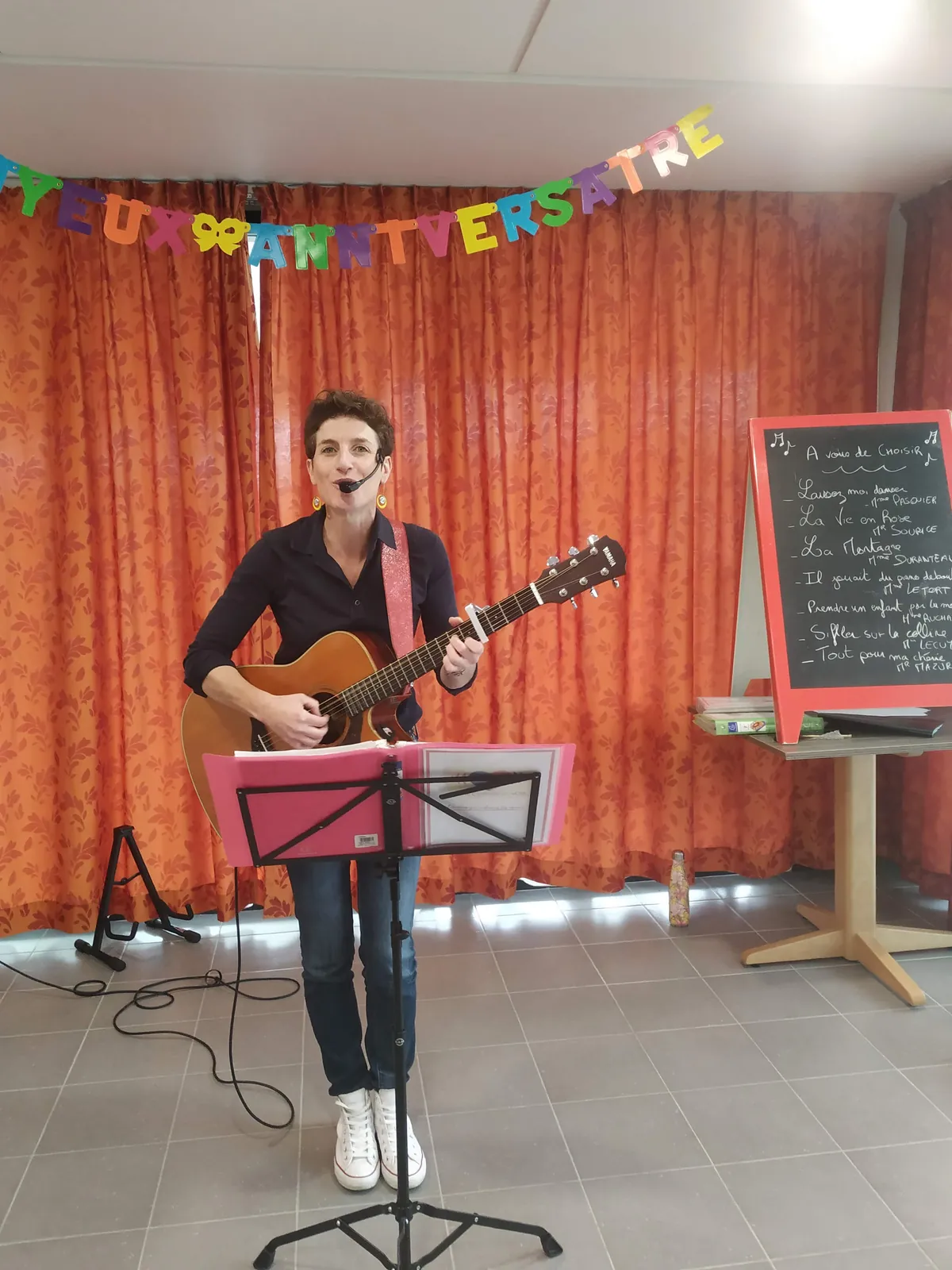 Les anniversaires des résidents en chanson !