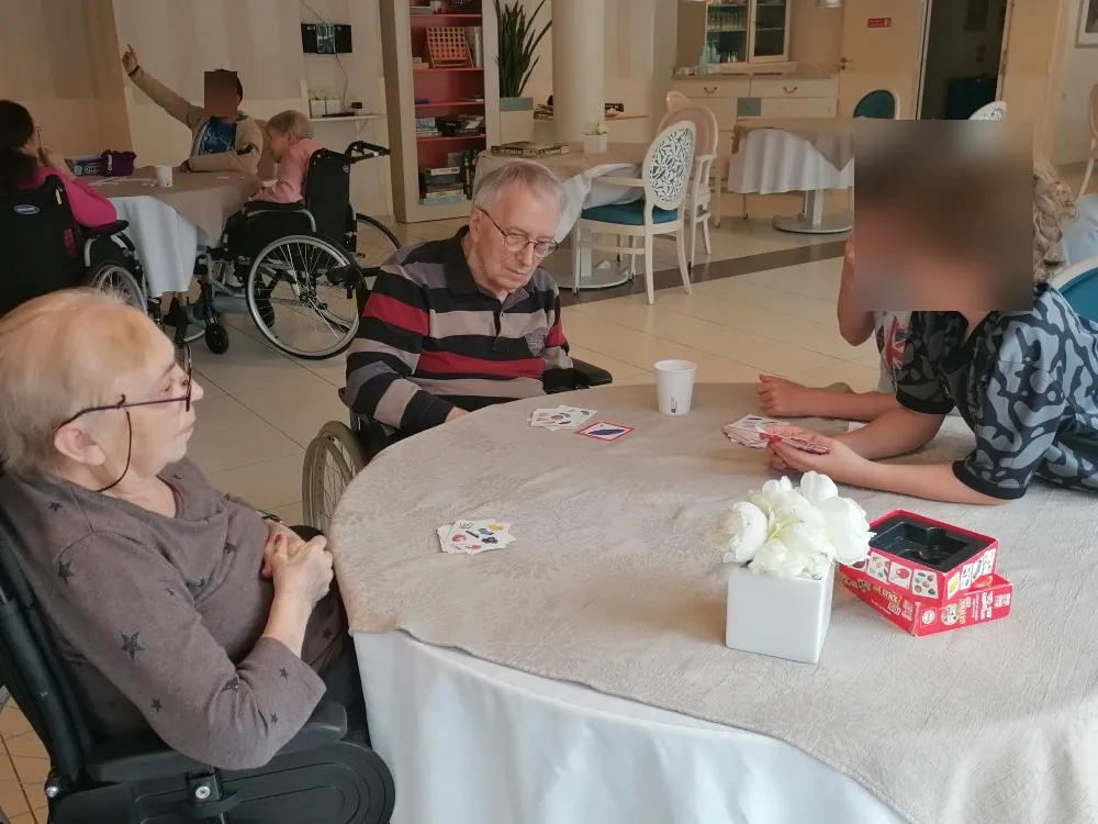 Accueil du Centre de Loisirs Marcel Fouillot à l'EHPAD d'Esbly