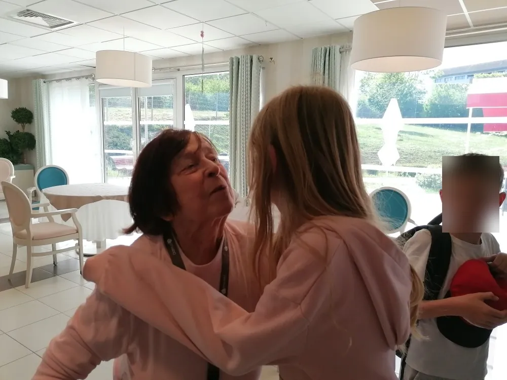 Accueil du Centre de Loisirs Marcel Fouillot à l'EHPAD d'Esbly