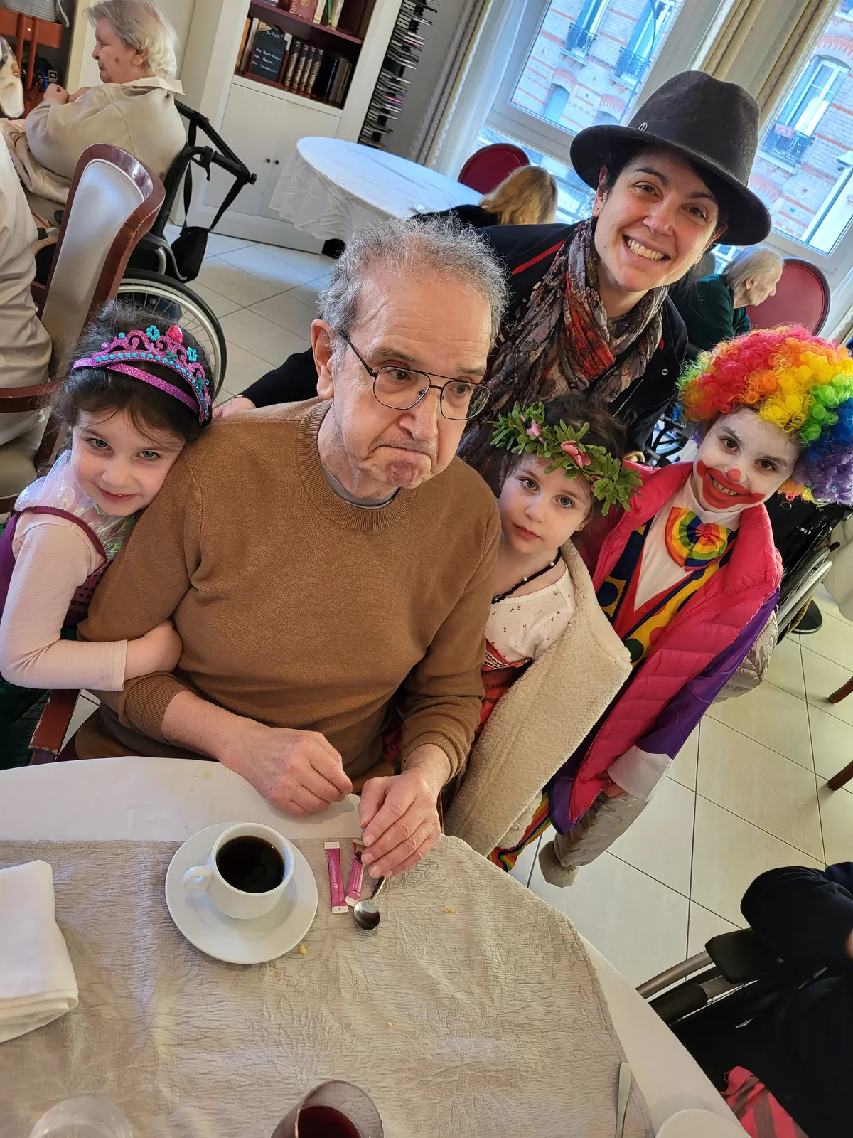 la fête de pourim à la résidence les Adrets 