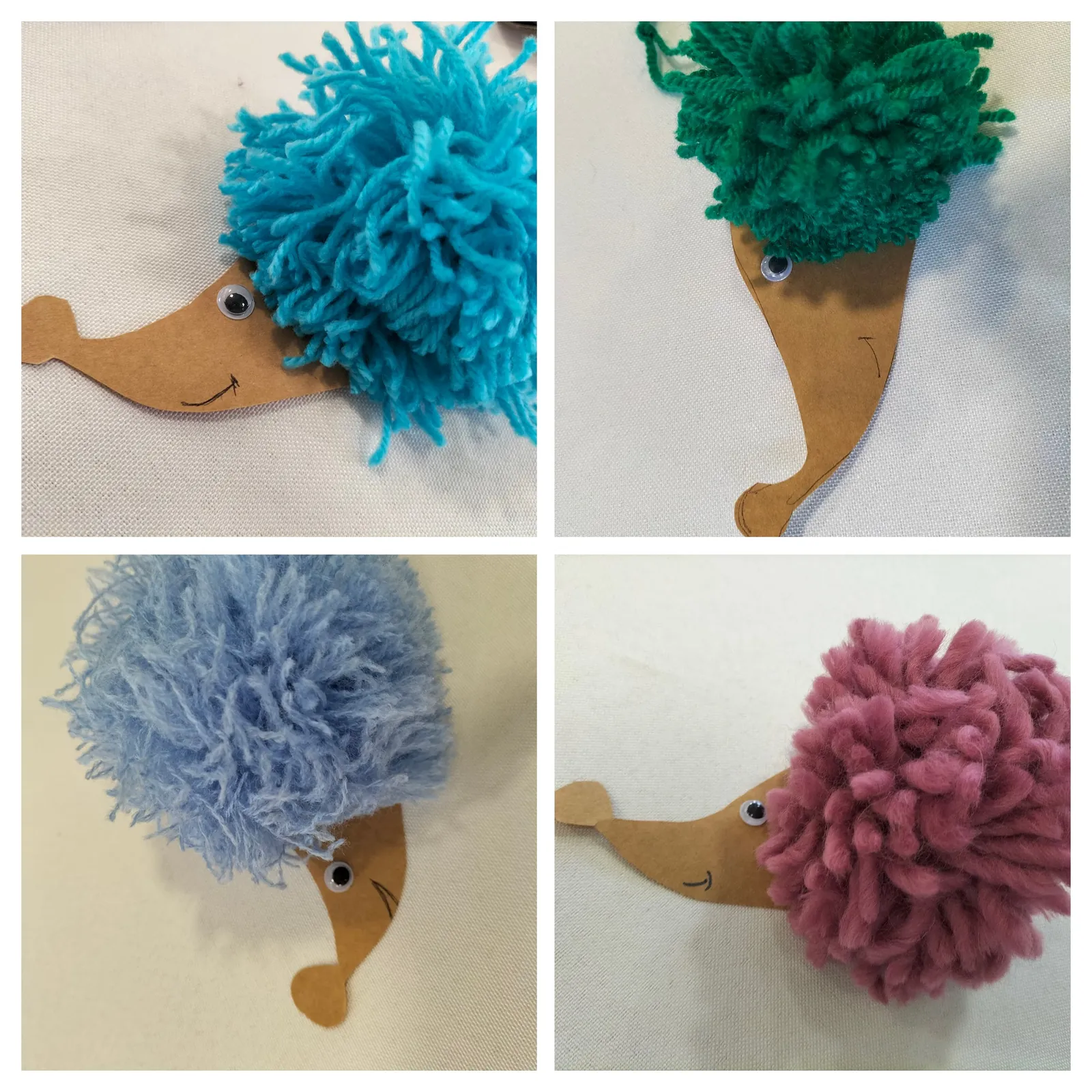 Atelier manuel : création de petits hérissons d’automne 