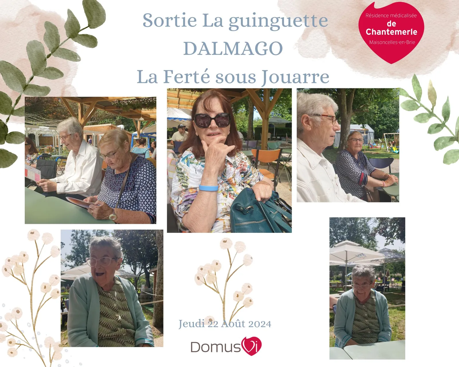 Sortie goûter à la guinguette DALMAGO à la Ferté sous Jouarre 