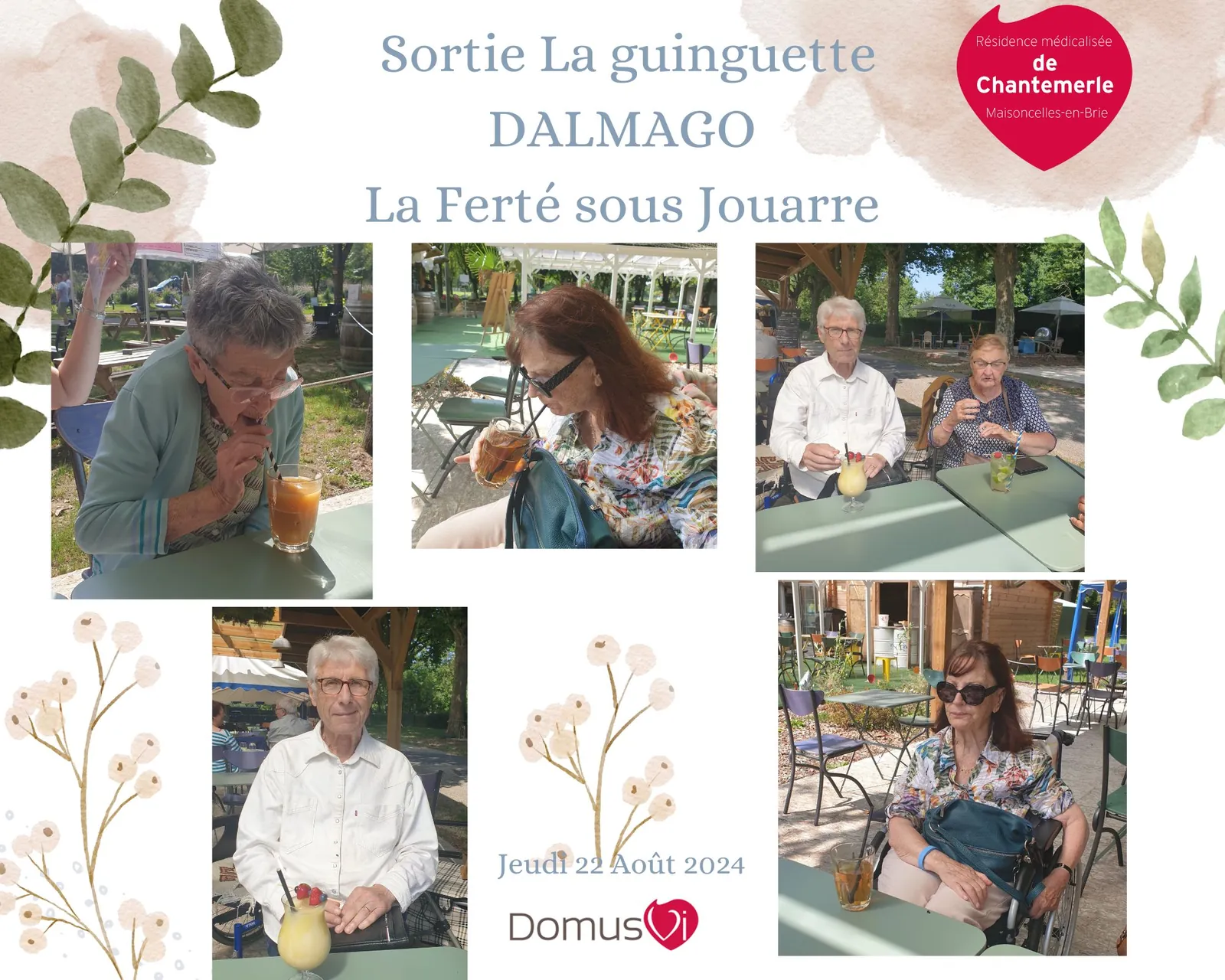 Sortie goûter à la guinguette DALMAGO à la Ferté sous Jouarre 