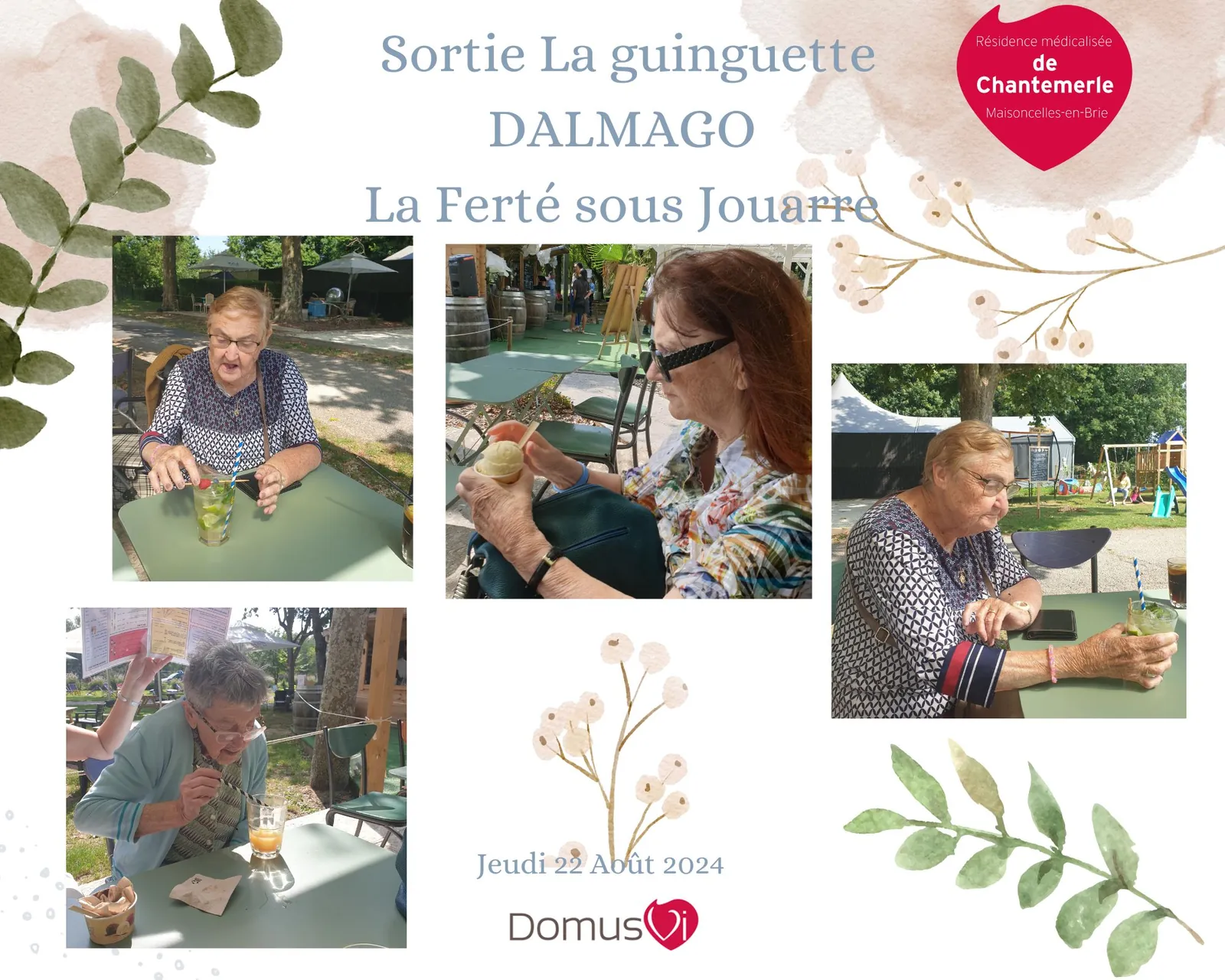 Sortie goûter à la guinguette DALMAGO à la Ferté sous Jouarre 