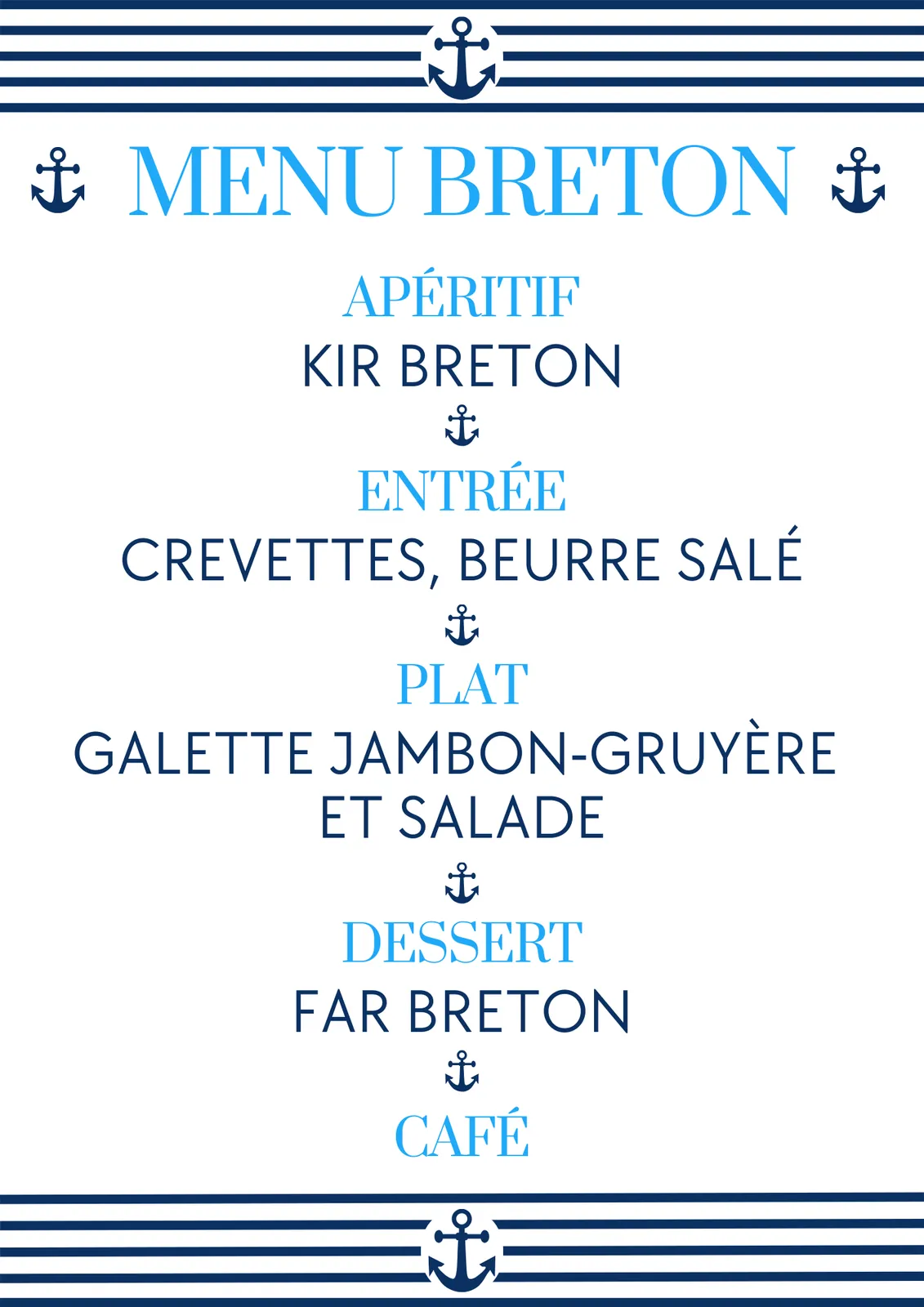 Repas thématique !