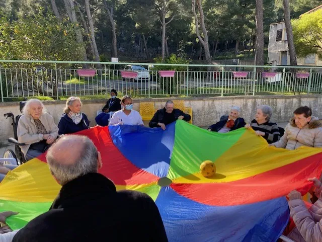 Atelier de coordination à l’aide d’une toile