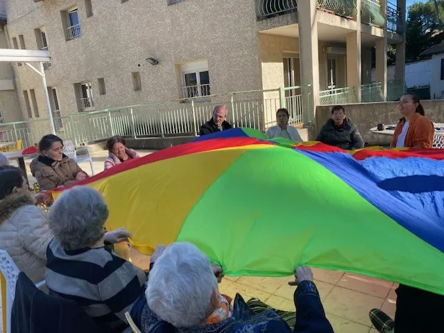 Atelier de coordination à l’aide d’une toile