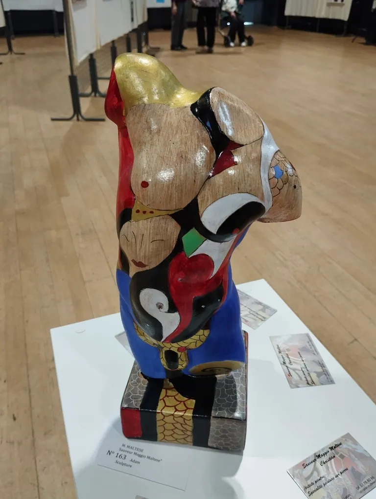 visite d'une exposition de peinture
