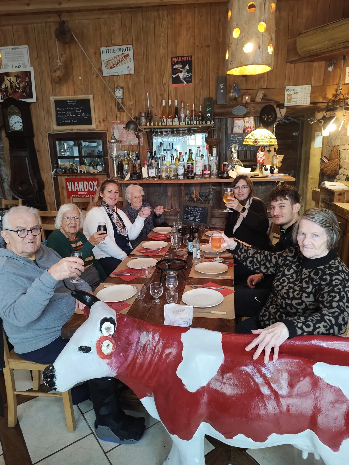 Sortie restaurant 