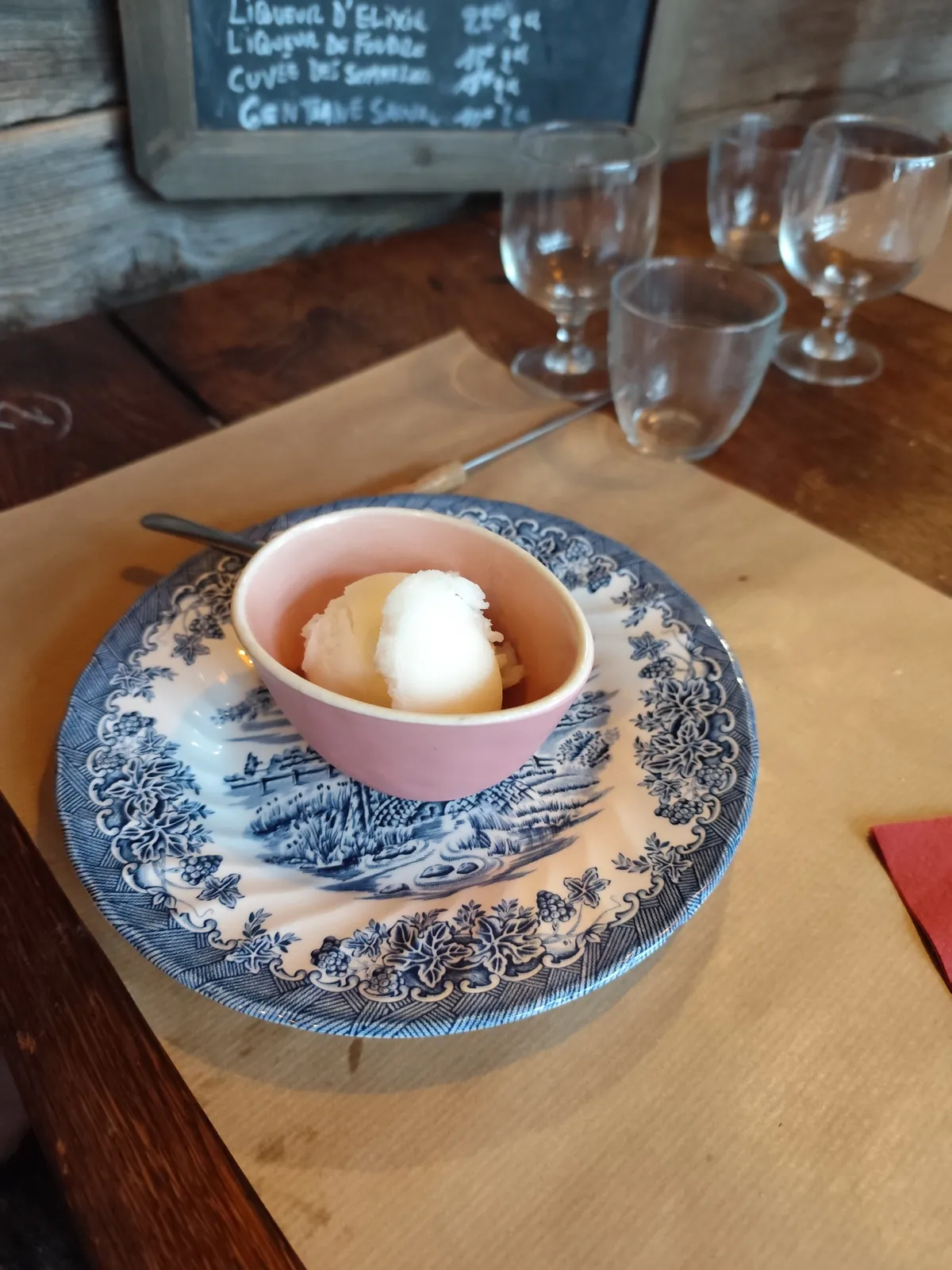 Sortie restaurant 