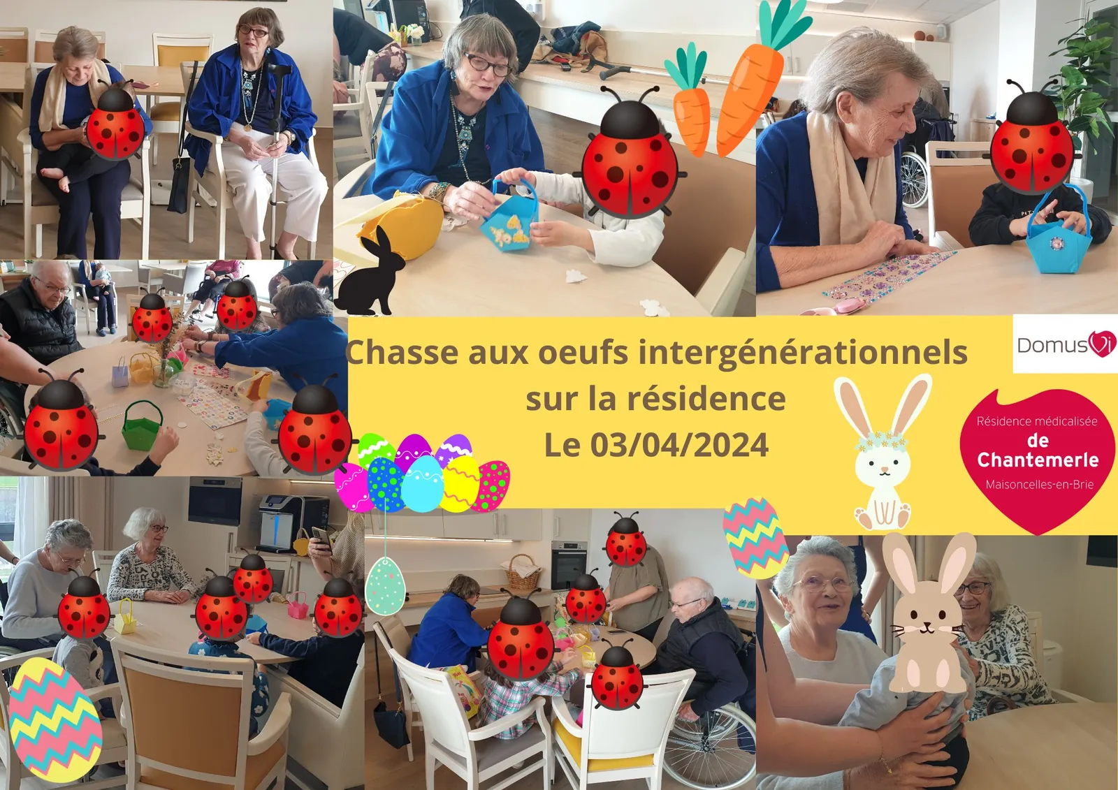 Rencontre intergénérationnelle pour Pâques 